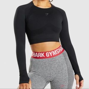 NWT Gymshark Long sleeve crop top